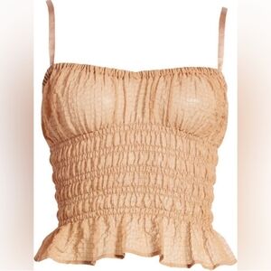 Open Edit Smocked Cami